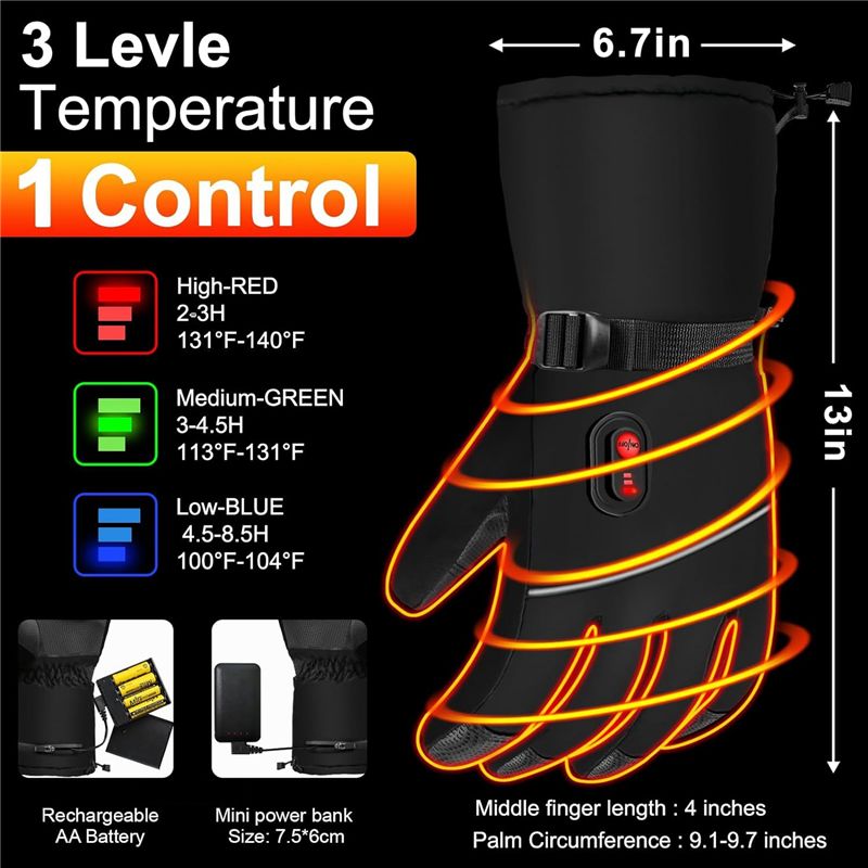 A07T-Electric Heated Gloves Ha - огляд і ціна Heated Gloves Electric