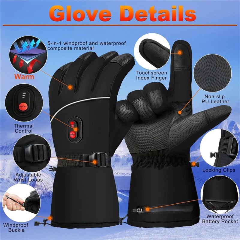 A07T-Electric Heated Gloves Ha - огляд і ціна Heated Gloves Electric