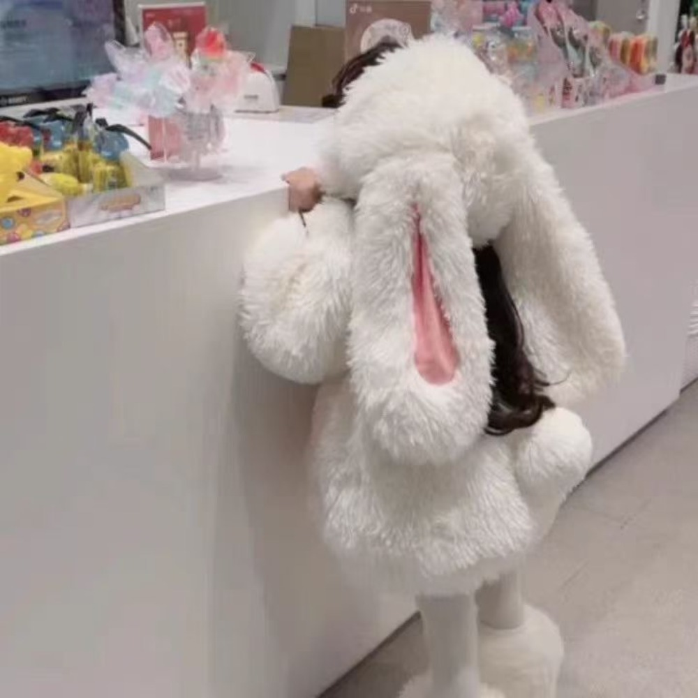 Winter Cartoon Girl Fluffy Swe - огляд і ціна Winter Clothing Gift Ideas