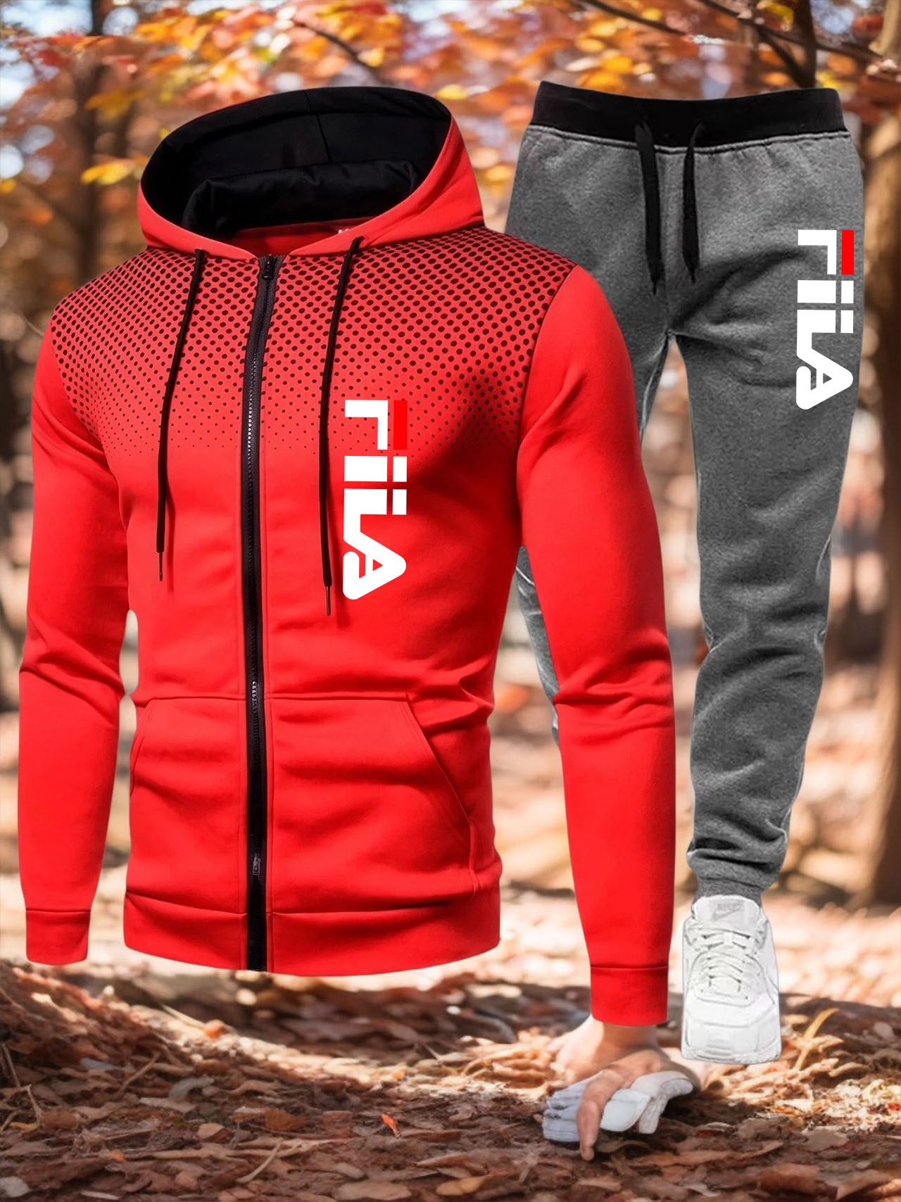Men Zipper Casual Jacket Two P - огляд і ціна Winter Clothing Pk